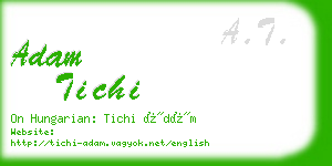 adam tichi business card